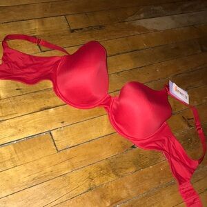 Vibrant Red Women's Bra